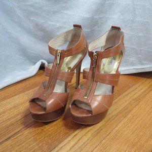 Michael Kors - Brown Zipper Heels